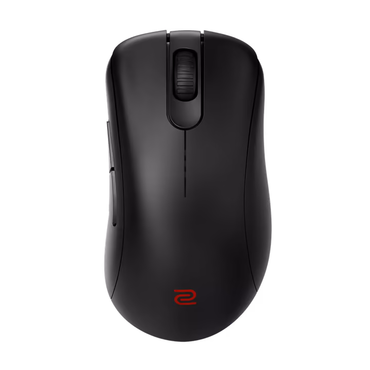 BenQ Zowie EC2-DW mouse in Black, top view