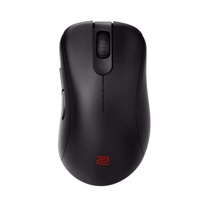BenQ Zowie EC3-DW mouse in Black, top view