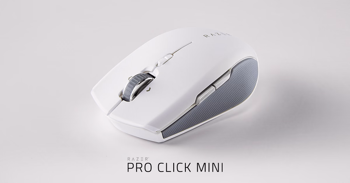 Razer Pro Click Mini mouse in White