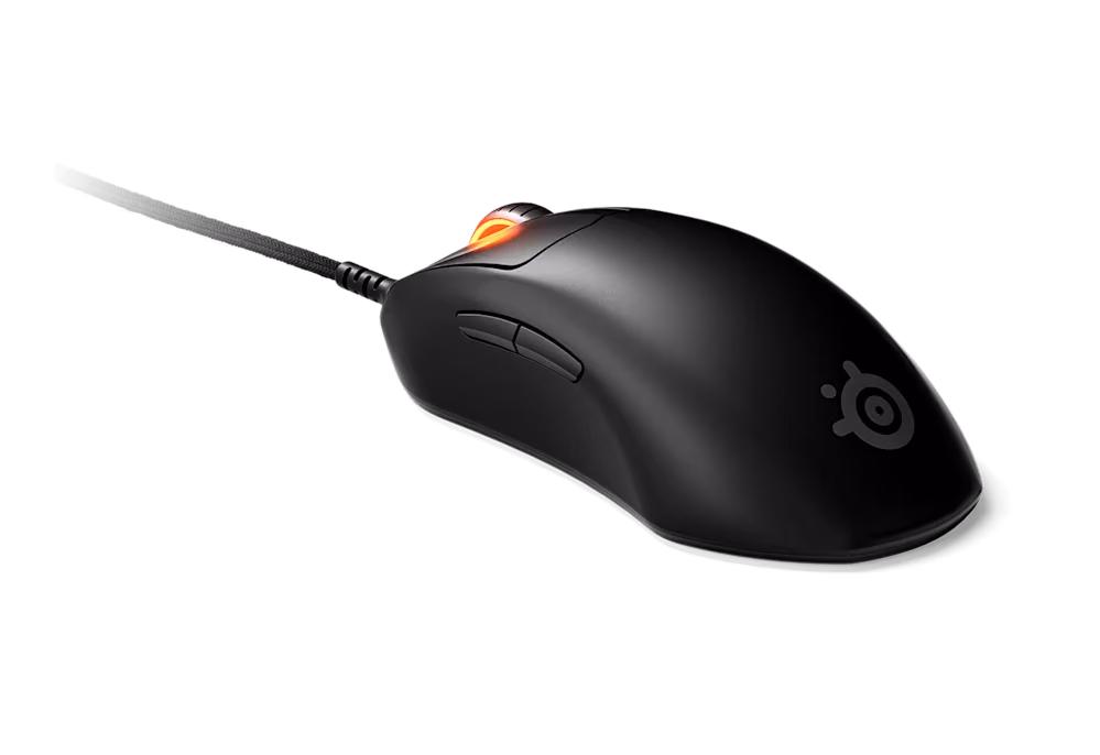 SteelSeries Prime Mini mouse in Black, back view