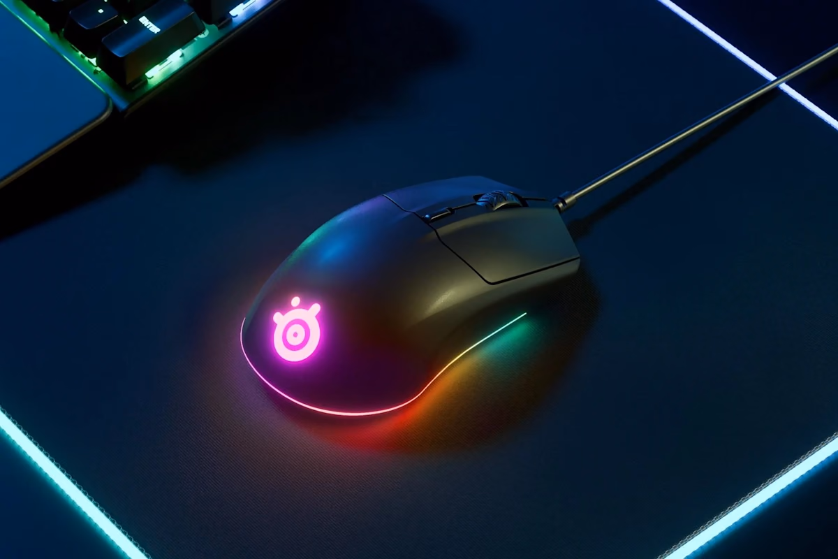 SteelSeries Rival 3 mouse in Black