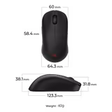 BenQ Zowie U2-DW mouse in Black