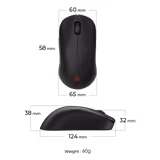 BenQ Zowie U2 mouse in Black
