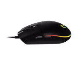 Logitech G203 LIGHTSYNC mouse in Black, left side