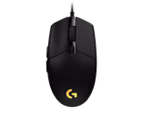 Logitech G203 LIGHTSYNC mouse in Black, top view