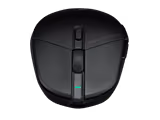 Logitech G303 Shroud Edition mouse in Shroud-black, front view