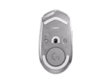 Logitech G309 mouse in White, underside
