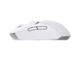 Logitech G309 mouse in White, left side