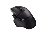 Logitech G502 X LIGHTSPEED mouse in Black, back view