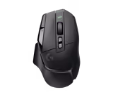 Logitech G502 X LIGHTSPEED mouse in Black, top view