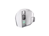 Logitech G502 X LIGHTSPEED mouse in White, front view
