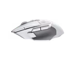 Logitech G502 X LIGHTSPEED mouse in White, left side