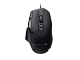 Logitech G502 X mouse in Black, top view