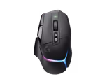 Logitech G502 X PLUS mouse in Black, top view