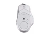 Logitech G502 X PLUS mouse in White, underside