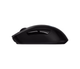 Logitech G703 LIGHTSPEED mouse in Black, left side