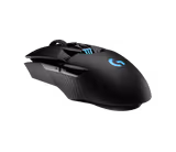 Logitech G903 LIGHTSPEED mouse in Black, back view