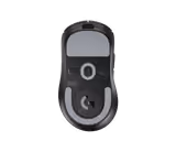 Logitech PRO X SUPERLIGHT 2 DEX mouse in Black, underside