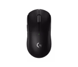 Logitech PRO X SUPERLIGHT 2 mouse in Black, top view