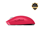 Logitech PRO X SUPERLIGHT 2 mouse in Pink, left side