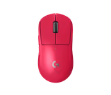 Logitech PRO X SUPERLIGHT 2 mouse in Pink, top view