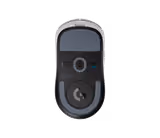 Logitech PRO X SUPERLIGHT 2 mouse in White, underside