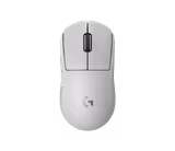 Logitech PRO X SUPERLIGHT 2 mouse in White, top view