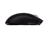 Logitech PRO X SUPERLIGHT mouse in Black, right side