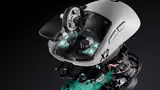 Logitech PRO X2 SUPERSTRIKE mouse in Black & White