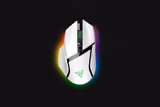 Razer Basilisk V3 Pro mouse in White, top view