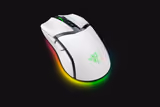 Razer Cobra Pro mouse in White, back view