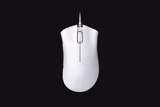 Razer DeathAdder Essential mouse in White, top view
