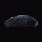 Razer Naga V2 HyperSpeed mouse in Black, left side