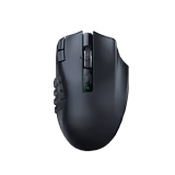 Razer Naga V2 HyperSpeed mouse in Black, top view