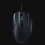 Razer Naga X mouse in Black, top view
