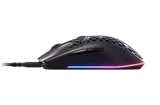 SteelSeries Aerox 3 2022 Edition mouse in Black, left side
