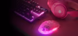 SteelSeries Aerox 3 Wireless Gen 2 mouse in Magenta Haze