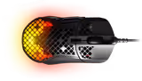 SteelSeries Aerox 5 mouse in Black, top view