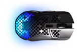 SteelSeries Aerox 5 Wireless mouse in Black, top view