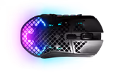 SteelSeries Aerox 9 Wireless mouse in Black, top view