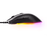 SteelSeries Rival 3 Gen-2 mouse in Black, left side