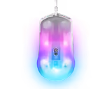 SteelSeries Rival 3 Gen-2 mouse in White, underside