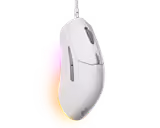 SteelSeries Rival 3 Gen-2 mouse in White, left side