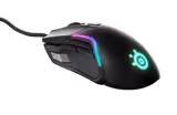 SteelSeries Rival 5 mouse in Black, back view