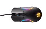 SteelSeries Rival 5 mouse in Black, top view