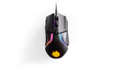 SteelSeries Rival 600 mouse in Black, top view