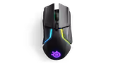 SteelSeries Rival 650 Wireless mouse in Black, top view