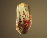 SteelSeries CS2 Dragon Lore Edition mouse in Dragon Lore, left side
