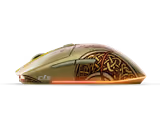 SteelSeries CS2 Dragon Lore Edition mouse in Dragon Lore, left side
