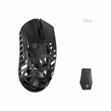 WLMOUSE Beast X Max mouse in Black, left side